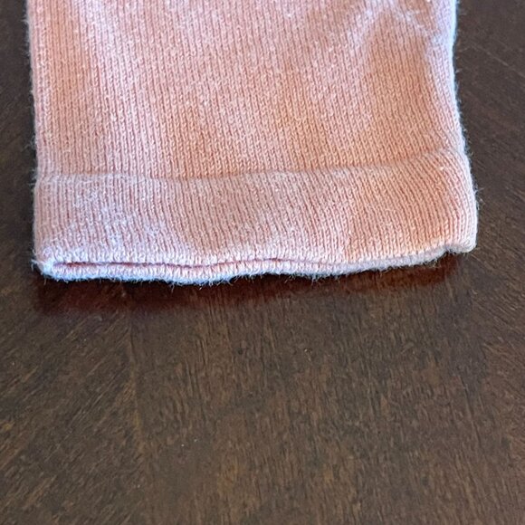 Vintage Ann Taylor Studio 100% Cotton Knit Shirt Peach Long Sleeve Size 8 - Picture 2 of 8